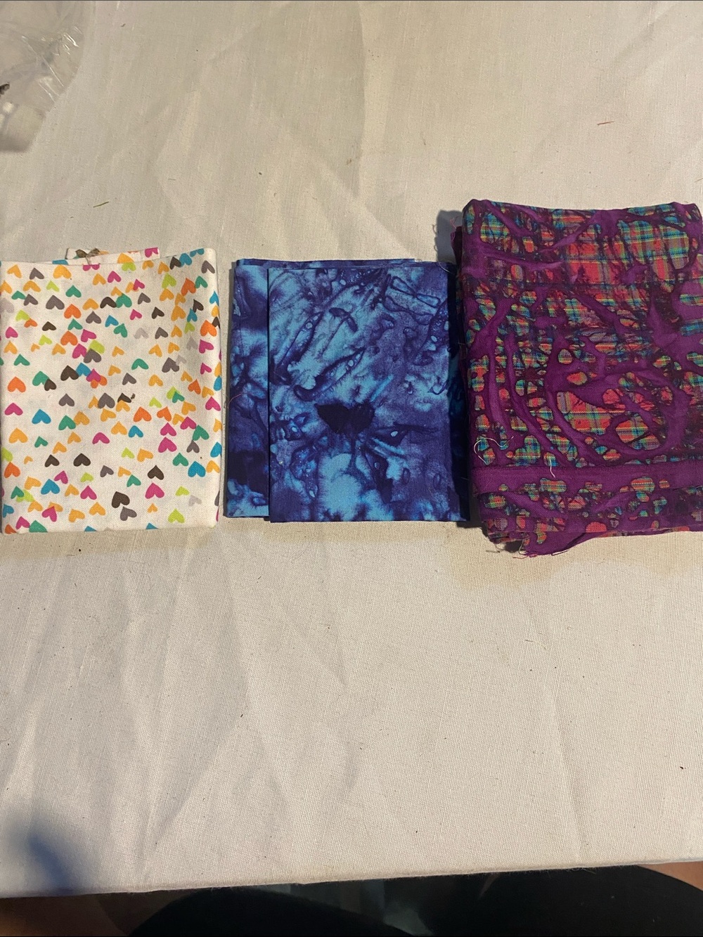 Fabric pieces